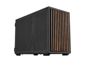 Nueva Caja de PC L-I-A-N-L-I B4-mATX de Madera Negra, Panel de Madera Real, Diseño Dual, Chasis para Juegos SFF - Product Image 3