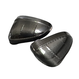 Pour AUDI A5 S5 B9  Coques de rétroviseurs en fibre de carbone sèche, boîtier de rétroviseur latéral, kit carrosserie - Product Image 3