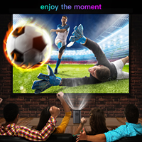 Projecteur Portable S30 MAX Mini 4K Android 10.0, Version globale, LED BT WIFI Full HD 1080P, Correction de la distorsion trapézoïdale