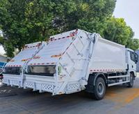 Camion compacteur de déchets CIMC 8CBM 10CBM, véhicule de collecte des ordures à compression hydraulique