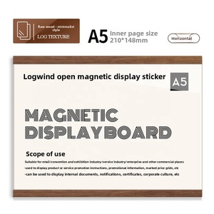 Espositore Magnetico in Acrilico per Licenze Aziendali e Certificati, Formato A4, Bacheca da Parete per Avvisi, Foto e Opere d'Arte - Product Image 6