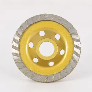 High quality Diamond turbo cup grinding wheel Sanding Wheel Disc with Flange