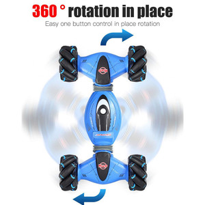4WD 4 Bánh Xe Hai Mặt Xoay 360 Độ Trượt Bánh <span class=keywords><strong>X</strong></span>ích Trôi Twister R4s RC Cử Chỉ Vô Tuyến Điều Khiển Từ Xa Xe Đóng Thế - Product Image 3