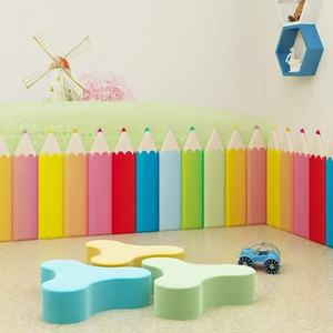 クレヨンデザイン壁パネル壁パディング子供用壁紙幼稚園 - Product Image 1