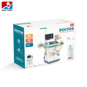 इलेक्ट्रिक मेडिकल ट्रॉली नाटक अस्पताल ईग उपचार तालिका खिलौना बच्चों डॉक्टर खेल - Product Image 5