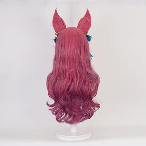 วิกผมสังเคราะห์ Ainizi ลีกออฟเลเจนด์ อาห์ริ สปิริต บลอสซัม สกิน คอสเพลย์ พร้อมหูและกระดิ่ง - Product Image 6