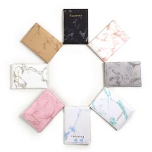 ซองใส่พาสปอร์ตลายหินอ่อน หนัง PU ซองใส่พาสปอร์ต ปกพาสปอร์ตลายหินอ่อน หนัง PU ซองใส่บัตรประชาชน บัตรเครดิต สำหรับเดินทาง - Product Image 3