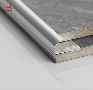 Profilés en aluminium de parquets Bordure en céramique Garniture de carrelage Garniture en métal Bandes décoratives - Product Image 2