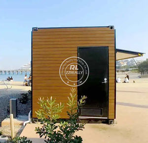 Bar et café mobile extensible de type conteneur de bureau avec panneau sandwich en acier, design industriel, boutique mobile - Product Image 4