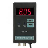 Prêt à expédier en stock Expédition rapide Fabricant PH-204 Moniteur de contrôle numérique de la température PH/ORP Mètre Moniteur de pH