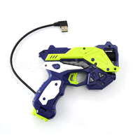 Pistolet lumineux led avec poignée de pistolet, lampe vibrante avec télécommande, jeux vidéo de tir
