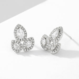 RAKOL EP2817 Boucles d'oreilles en forme de feuille en or 18 carats avec poche en zircone cubique 2025 Derniers modèles pour femmes - Product Image 5
