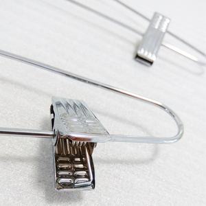 Percha Metálica para Ropa con 2 Pinzas y Muescas, de Acero Inoxidable Color Plata, para Secado <span class=keywords><strong>en</strong></span> Baño y Sala de Estar - Product Image 4