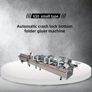 3A-650G <b>Small</b> <b>Lock</b> Bottom Folder Glue Machine Cold Glue Electric Wood Packaging - Product Image 2