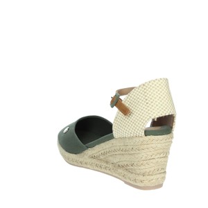 Espadrillas blu 170743 sandali con zeppa da donna - Product Image 2