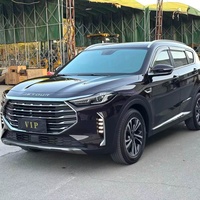Jetour X70 Plus 2021 d'occasion, Turbo 1.5T, automatique, SUV, conduite à gauche, pneus R18, extérieur noir, intérieur rouge, 5 places, feux LED, Euro
