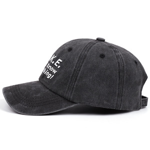 Vaqueros Retro Lavados <span class=keywords><strong>M</strong></span>.I.<span class=keywords><strong>K</strong></span>.E. Gorra de Béisbol Bordada a Mano con Diseño de Corazón, Visera de Poliéster/Algodón, Estilo Casual Hip-Hop, Gorra de Papá - Product Image 3