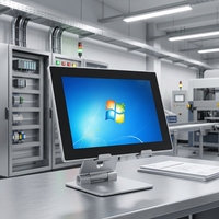 Pantalla Táctil HD Antirrayaduras de Larga Duración y Rendimiento Estable para Kiosco de Autoservicio Comercial, Computadora de Panel Industrial
