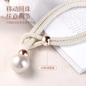 Luxury Pearl Curtain <b>Tiebacks</b> U Shape Polyester Fashion Modern Living Room Decor Accessory - Product Image 2