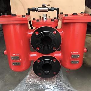 Heavy Duty Carbon Steel Fabricated Duplex Strainer Butterfly Design Hydraulic Filter 10-1000um 1.6MPa High Oil Water Use 2 Inch - Product Image 4