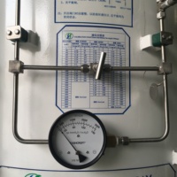 Réservoir de stockage d'hydrogène liquide ISO en acier inoxydable de haute qualité