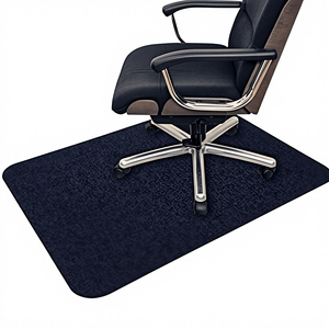 Tapis de chaise de bureau moderne, rembourré, facile à nettoyer, lavable, pour sols en bois dur, 90x120cm, protection de sol robuste pour la maison - Product Image 4
