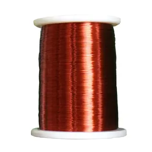 Solderable UEW-F AWG 44 0.05mm Enameled Copper Wire Polyurethane Enameled Copper Wire