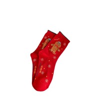 Chaussettes tricotées antidérapantes mi-mollet pour femme, motif Père Noël et bonhomme de neige, collection automne-hiver, cadeau de Noël tendance