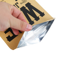 Sachet latéral personnalisé en aluminium et plastique pour emballage de miel, thé, café, lait en poudre