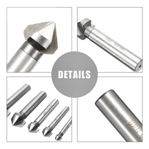 Broca avellanadora de <span class=keywords><strong>metal</strong></span> de carburo de 90 grados y 3 filos para procesos CNC, disponible para ODM/OEM, para desbarbado y avellanado - Product Image 6