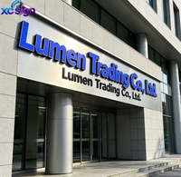 Enseigne LED en acrylique personnalisée avec logo, éclairage frontal, décoration murale professionnelle, télécommande, transformateur, prise étanche pour hôtels, salons de beauté
