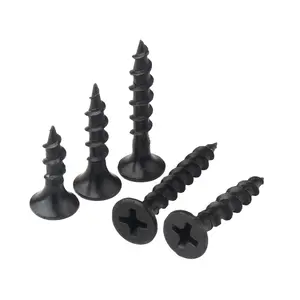 Tornillos fosfatadores negros Para paneles de yeso, 3,5x25mm, Tornillo Para tóneladas - Product Image 1