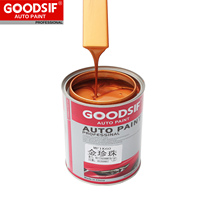 Fournitures d'usine de peinture pour la réparation de carrosseries automobiles, peinture automobile 2K avec couche transparente diamantée