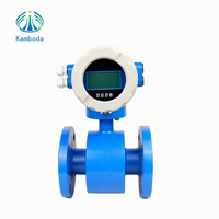 Medidor de Flujo Electromagnético con Revestimiento de PTFE, Electrodo de Acero Inoxidable 316L, RS485 DN50 OEM para Tratamiento de Aguas Residuales