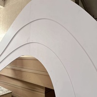 Stand Backdrop Pernikahan PVC Putih yang Indah, Gaya Modern/Klasik/Sederhana untuk Dekorasi Pesta dan Perlengkapan Acara Dinding