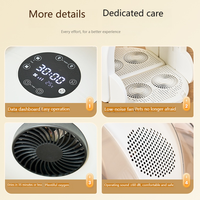 Vente flash : Sèche-cheveux automatique pliable pour animaux de compagnie, chats et chiens, 65L, charge silencieuse, température constante intelligente, protection contre la surchauffe