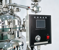 Réacteur semi-automatique à agitation mécanique mobile, en acier inoxydable 316L, à chauffage électrique, capacité 5L-100L, à pression négative