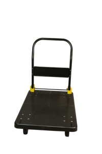 Chariots à main pliants 60*90cm, capacité de <span class=keywords><strong>charge</strong></span> 400kg, en plastique PP noir, chariot industriel pour entrepôt - Product Image 5