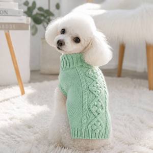 Flowers Knit Pet Cat Sweaters <strong>Sausage</strong> <strong>Dog</strong> <strong>Coats</strong> - Product Image 3