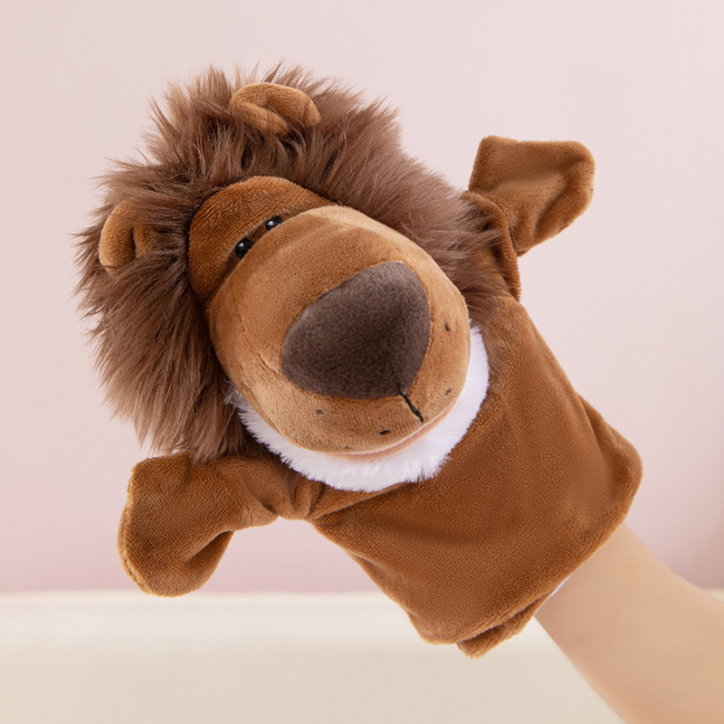 Dark brown lion