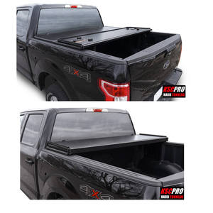 Cubierta enrollable impermeable de aleación de aluminio con cierre para caja de camioneta <span class=keywords><strong>Dodge</strong></span> Ram 1500 Ford F150 Ranger Tundra Navara - Product Image 4