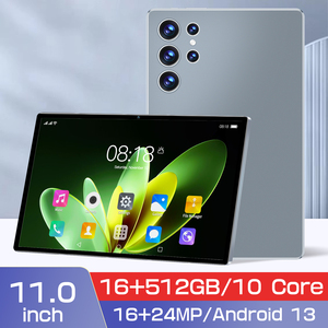 Tablette PC S23 avec processeur Octa Core, double carte SIM, écran HD de <span class=keywords><strong>11</strong></span> <span class=keywords><strong>pouces</strong></span>, 16 Go de RAM, 512 Go de ROM, système Android 13, appareil photo 16MP+24MP - Product Image 1