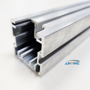 6063 6061 personalizzata di alta qualità T5 T6 assemblaggio canale a forma di U profilo in alluminio estruso taglio profili in alluminio industriale - Product Image 2