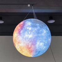 Ballon gonflable géant personnalisé en forme de lune, planète, ou boule, pour décoration de fête