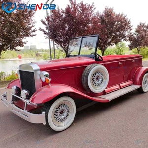 Auto Clásico Convertible Rojo, Elegante y Lujoso con Buena Movilidad - Product Image 2