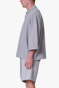 <span class=keywords><strong>T</strong></span>-shirt da uomo personalizzata con logo, stile vintage pesante, 100% cotone, vestibilità ampia e squadrata, stile casual vintage - Product Image 3