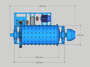 Kugellagerkugelmühle für Zementwerke zur Nasseinmahlung mit Hoher Effizienz - Product Image 6