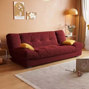 Canapé-<span class=keywords><strong>lit</strong></span> convertible moderne <span class=keywords><strong>en</strong></span> tissu, sièges inclinables, design pliable, causeuse <span class=keywords><strong>2</strong></span> places, hauteur réglable <span class=keywords><strong>en</strong></span> fer, confortable pour salon - Product Image 5