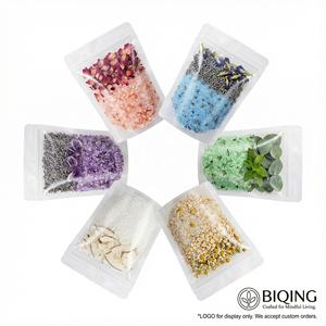 Exfoliante Corporal de Sal del Himalaya y del <span class=keywords><strong>Mar</strong></span> Muerto con Flores Secas, Sal de Baño, Productos de Spa, Exfoliante en Bomba de Baño, Marca Privada OEM Natural Gift - Product Image 2