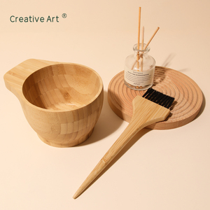 Casa naturale di colore dei <span class=keywords><strong>capelli</strong></span> in legno e ciotola Set applicatore di colore dei <span class=keywords><strong>capelli</strong></span> <span class=keywords><strong>pennello</strong></span> <span class=keywords><strong>per</strong></span> tintura e ciotola <span class=keywords><strong>per</strong></span> l'evidenziazione precisa - Product Image 5